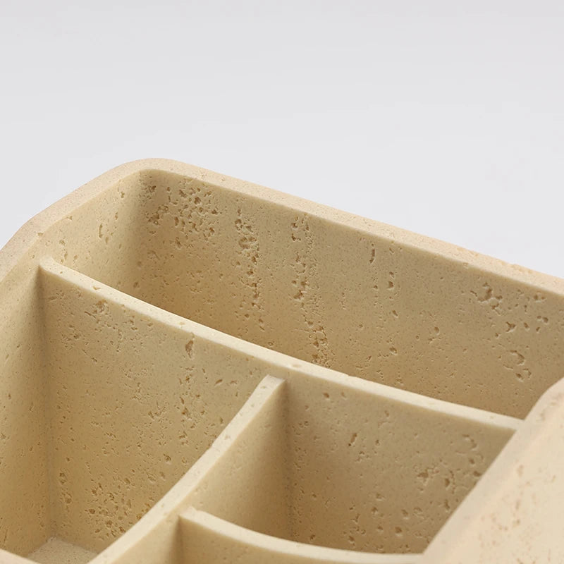Travertine Style Desk Organiser