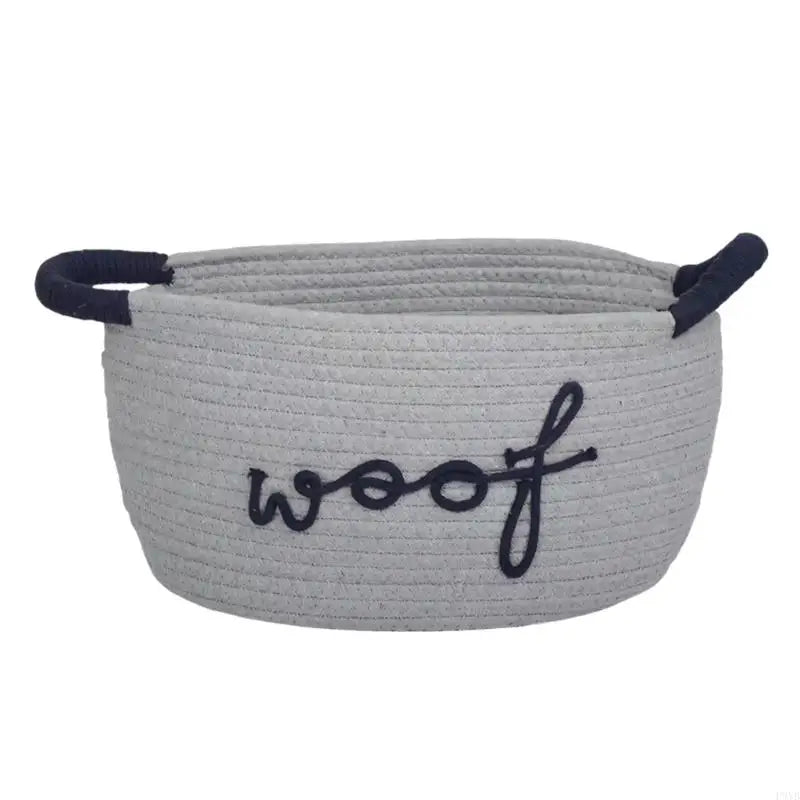 Rope Dog Toy Storage Basket