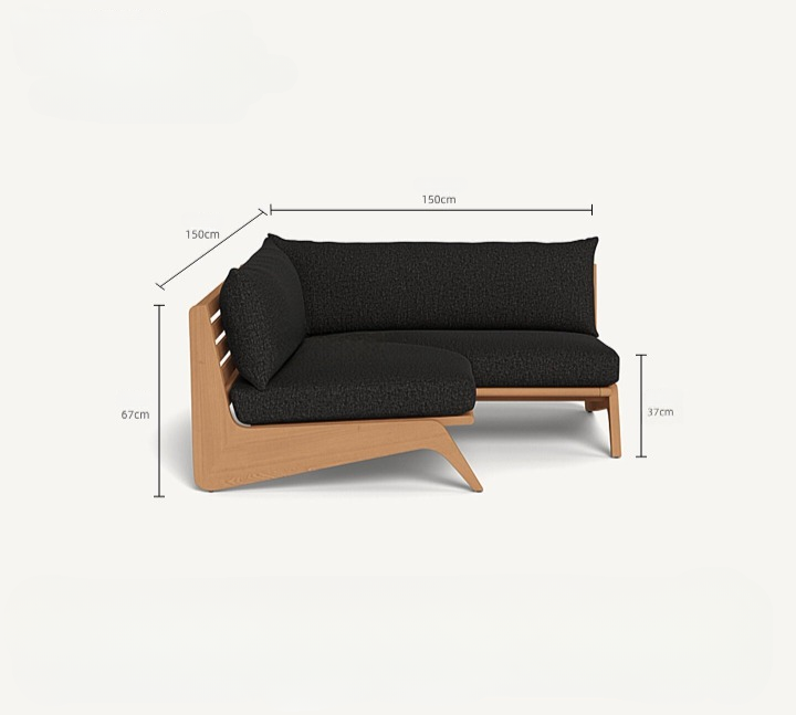 Solid Wood Sofa Patio & Garden Sets