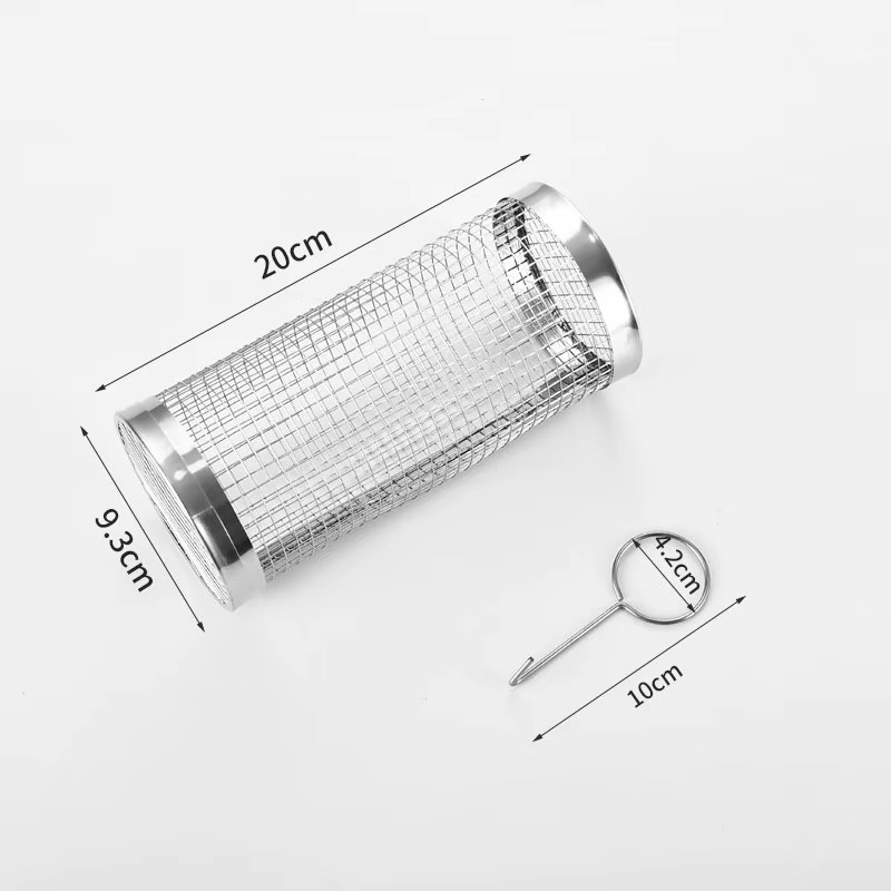 Rolling Basket Mesh Grill