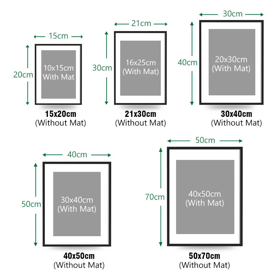 Classic Aluminum Wall Photo Frames