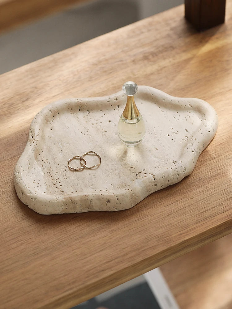 Travertine Style Tray