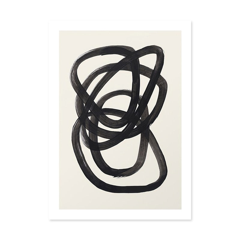 Brush Strokes Canvas Poster