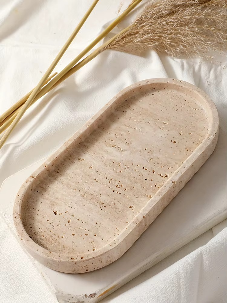 Travertine Style Stone Trays