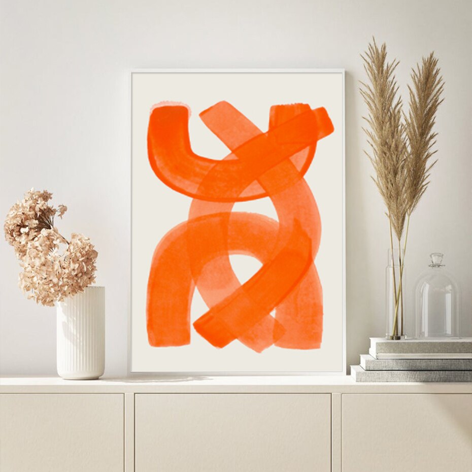 Brush Strokes Canvas Poster