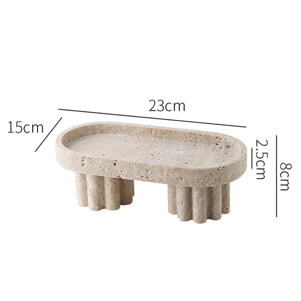 Light Lux Stone Decorative Trays