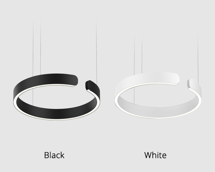 Round Ring Chandelier Light Fixture