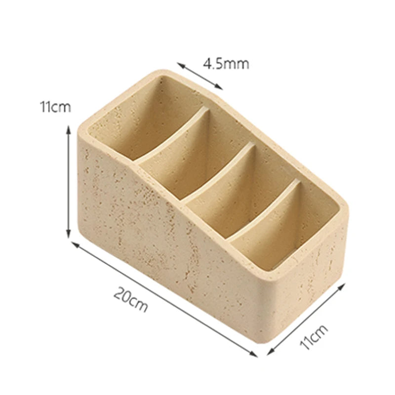 Travertine Style Desk Organiser