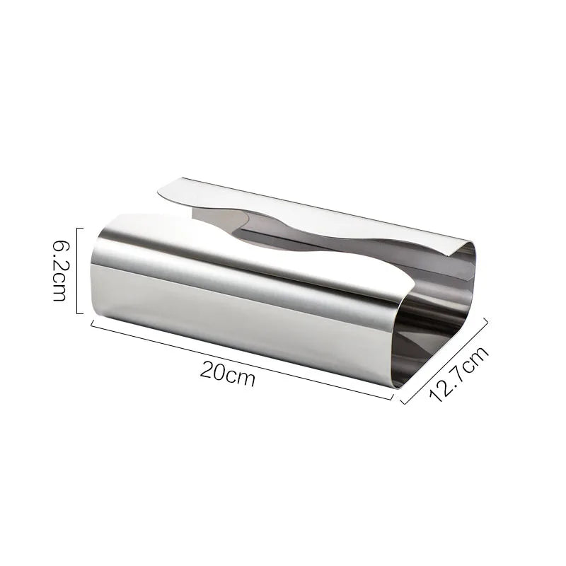Chrome Style Tissue Case Box