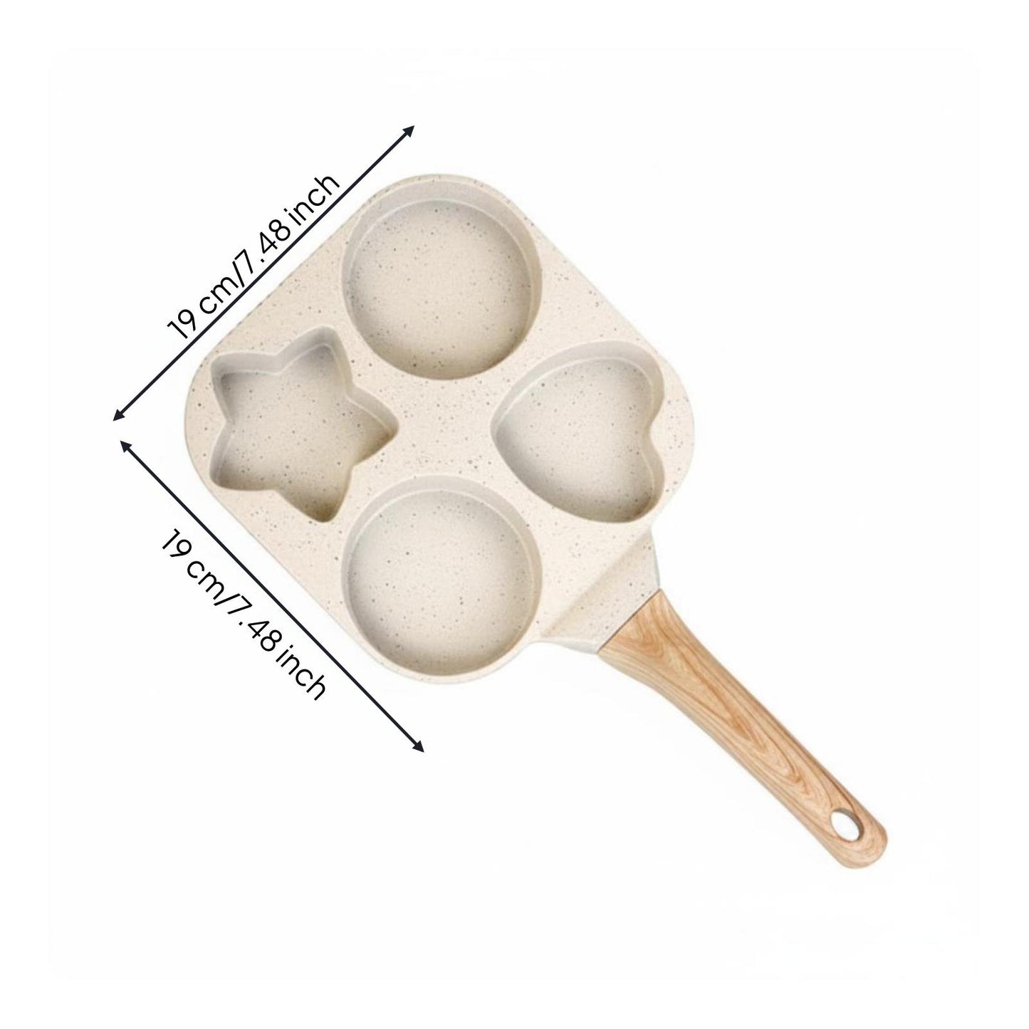 4 in 1 Pan with Wooden Handle