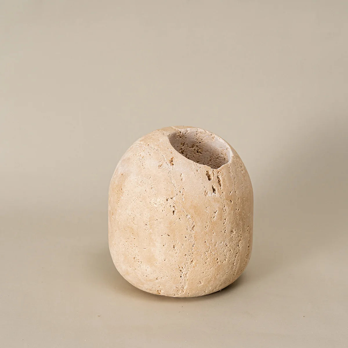 Travertine Style Match Holder