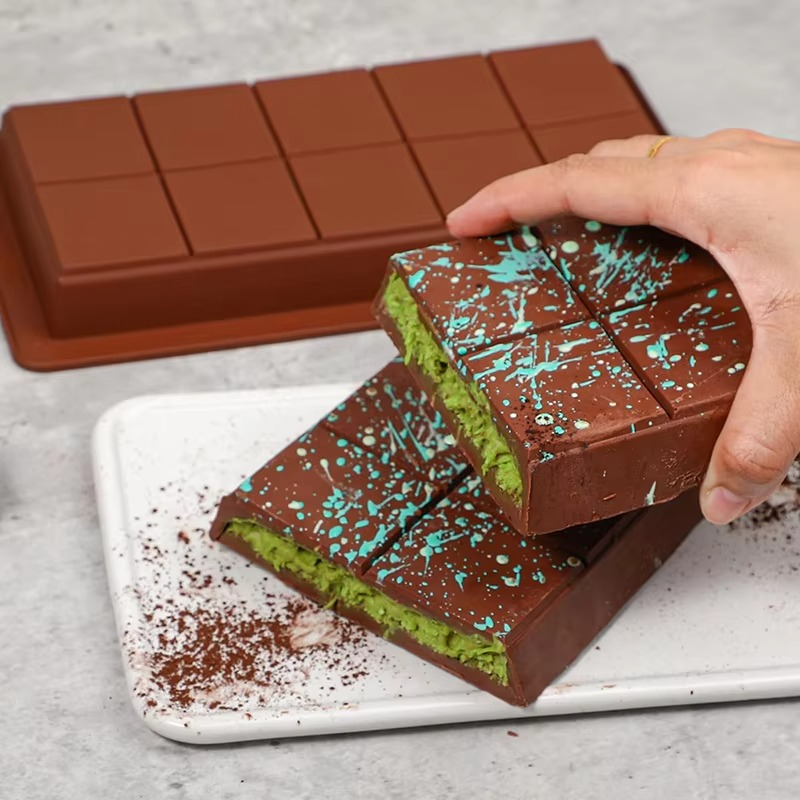 Dubai Chocolate Reusable Mold Bar