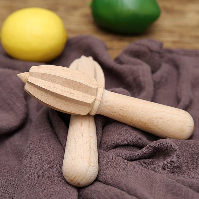 Wooden Lemon Hand Squeezer