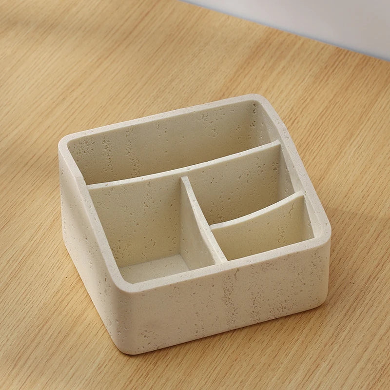 Travertine Style Desk Organiser