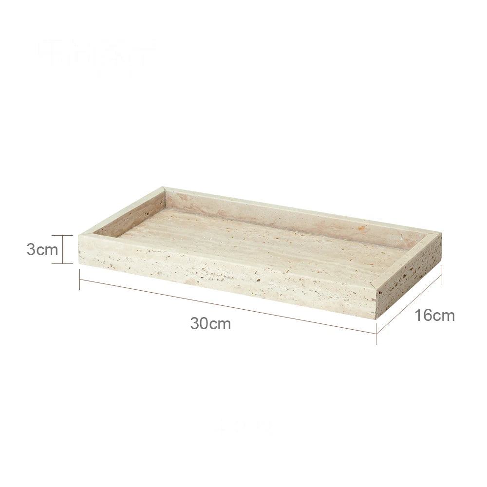 Travertine Style Stone Trays