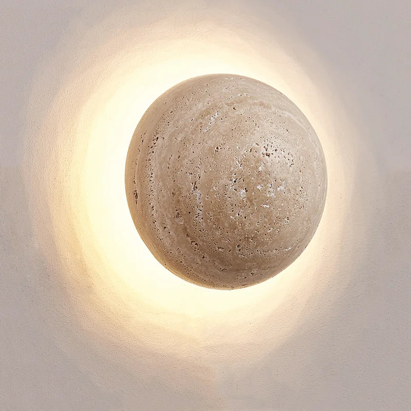 Stone Semi-Circular Atmosphere Wall Lamp