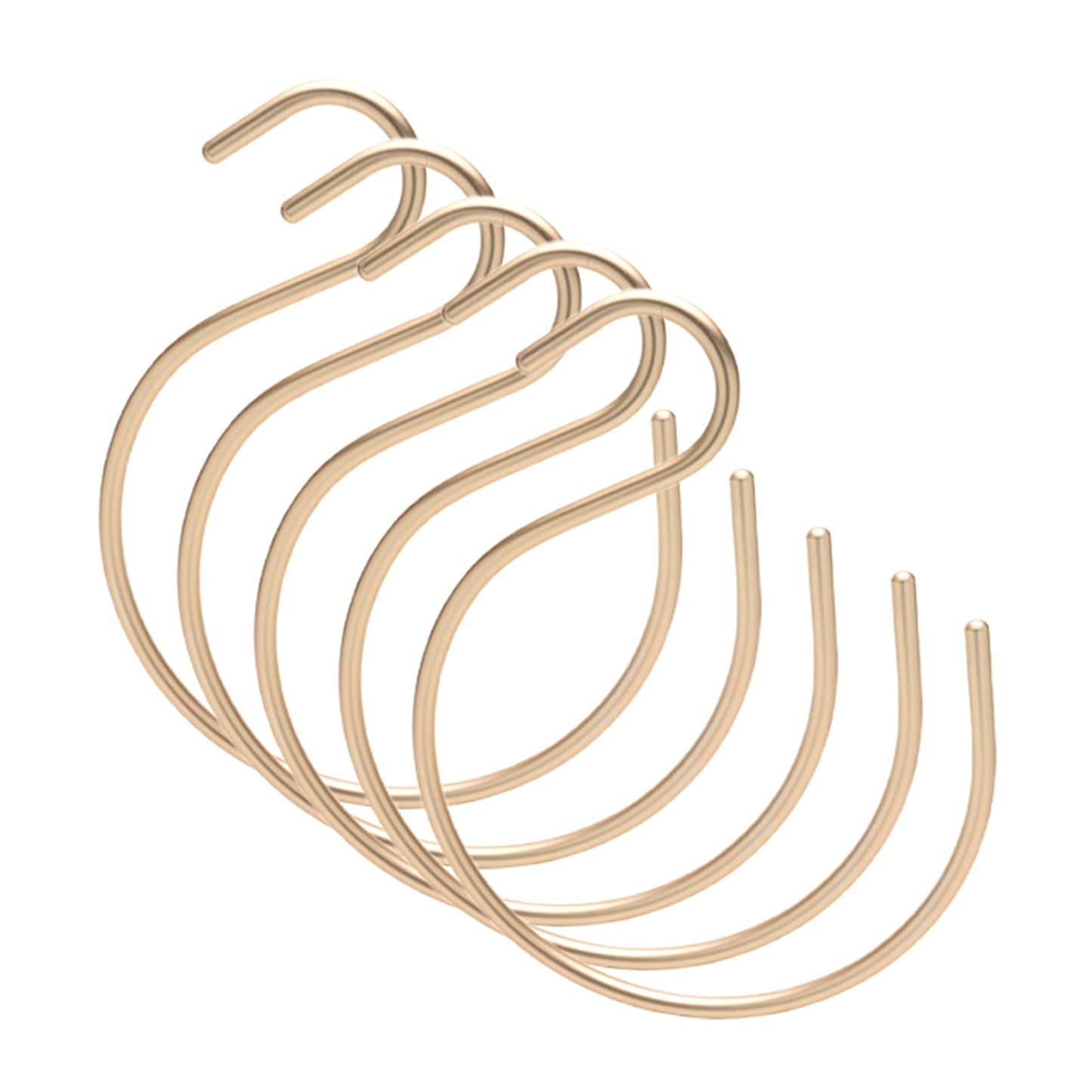 S Shape Light Lux Wardrobe Hooks