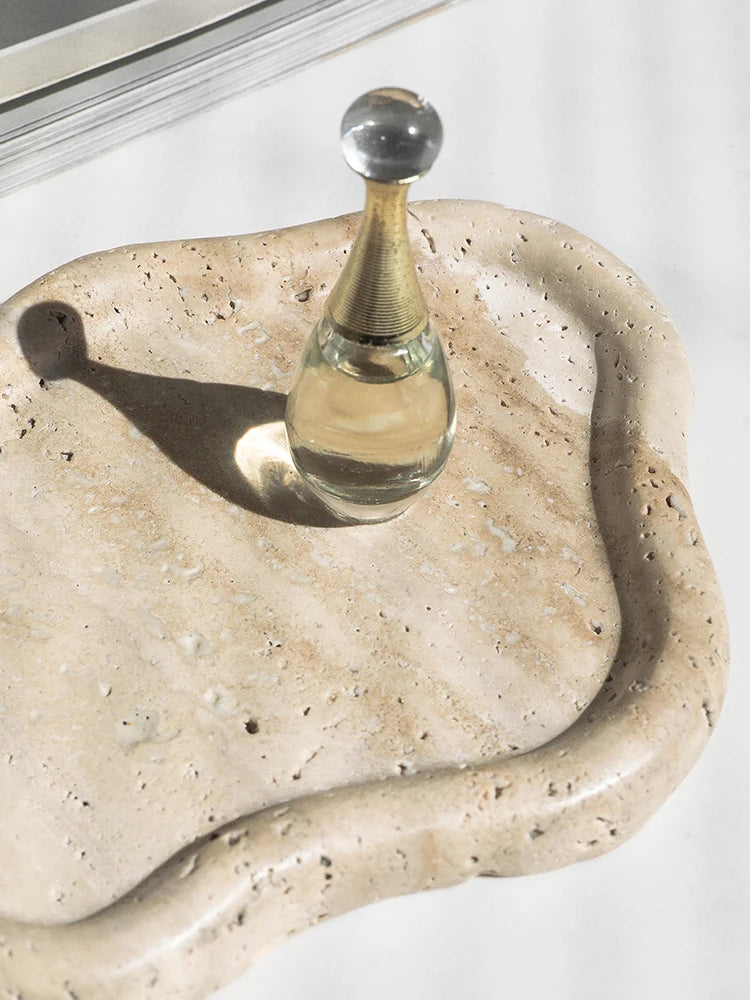 Travertine Style Tray