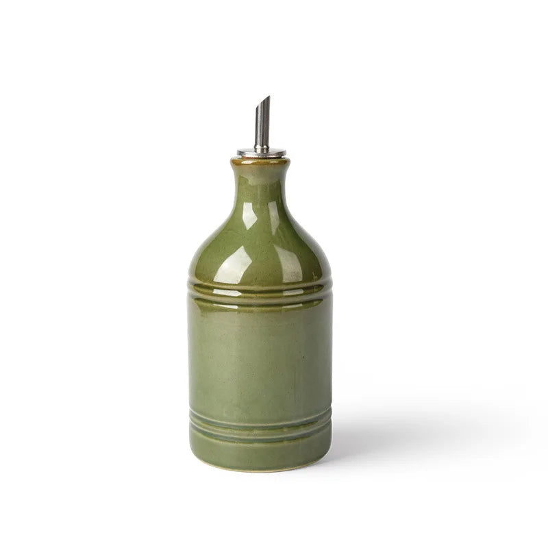 Retro Ceramic Olive Oil Bottles