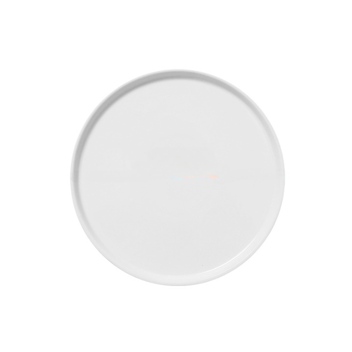 White Ceramic Flat Plates