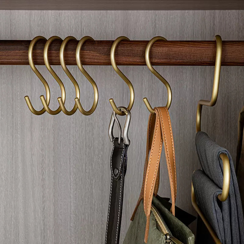 Mini S Shape Light Lux Wardrobe Hooks
