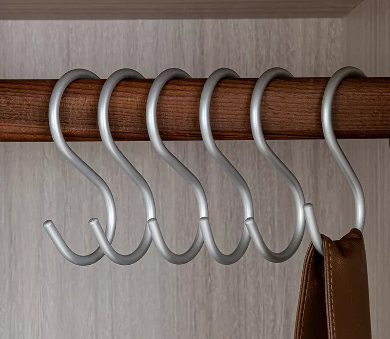 Mini S Shape Light Lux Wardrobe Hooks