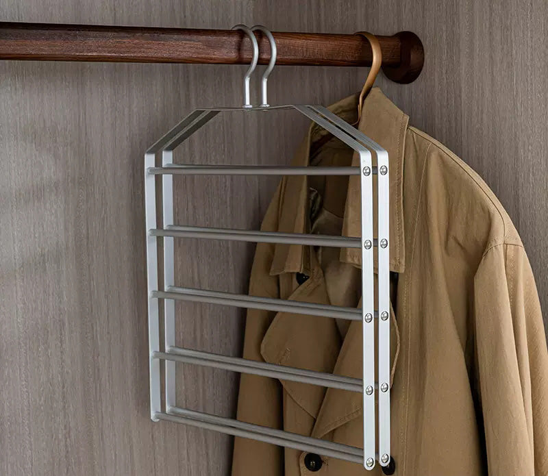 5 in 1 Light Lux Multi-Layer Hanger Wardrobe Rack