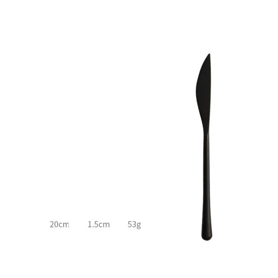 Black Stainless Steel Cutlery