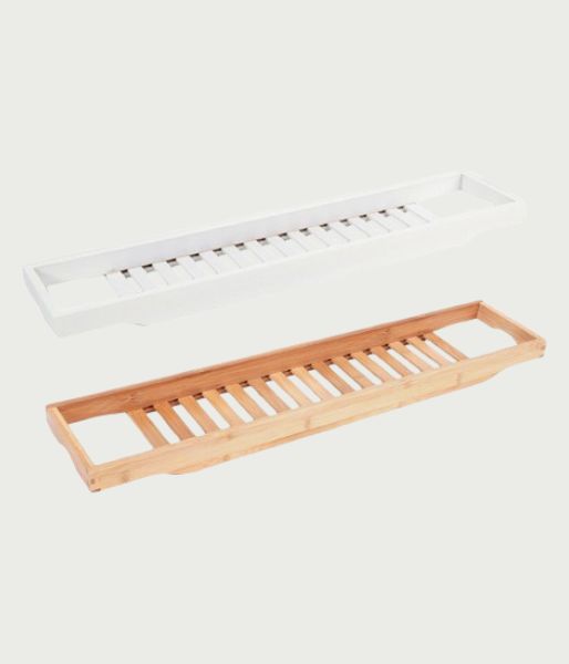 Thin Bamboo Bathtub Tray
