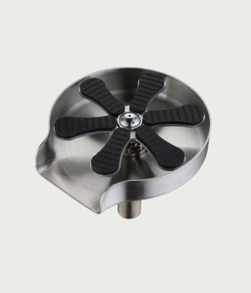 Stainless Steel High-Pressure Glass Washer with Silicone Top