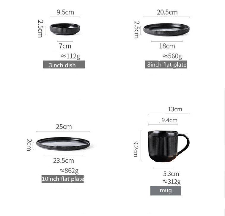 Matte Glazed Dinnerware (Set)