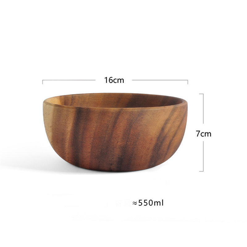 Wooden Salad Bowls + Wooden Spoons