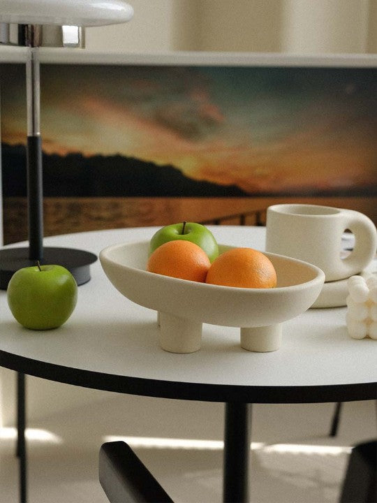 Big Small Three-Legs Ceramic Dish