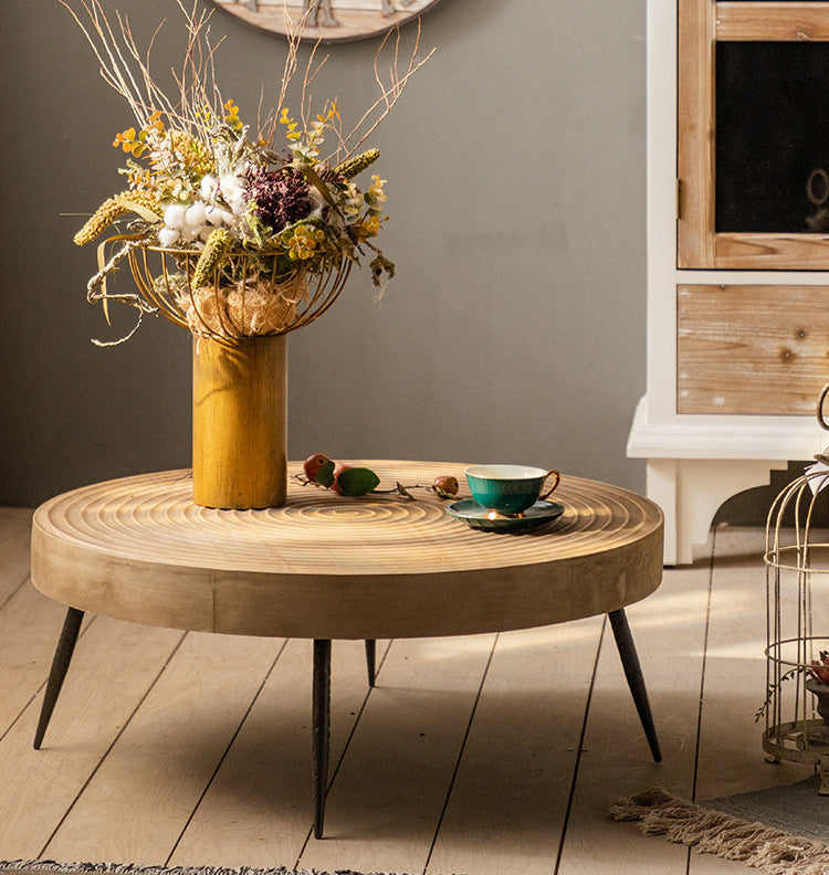 Round Light Lux Wooden Tables
