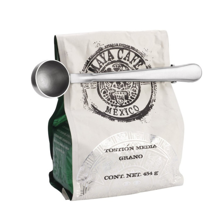 Metal Scoop with Clip (2 in 1)