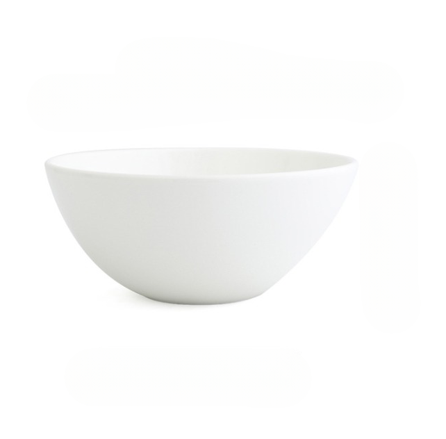 White Ceramic Salad Bowls
