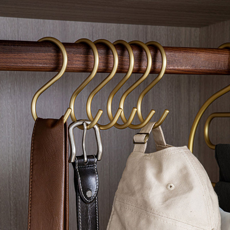 Mini S Shape Light Lux Wardrobe Hooks
