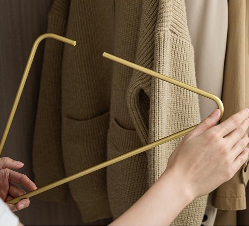 Triangle Light Lux Wardrobe Hangers