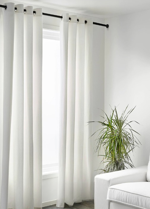 Aluminum Bathroom Shower Curtain Rail
