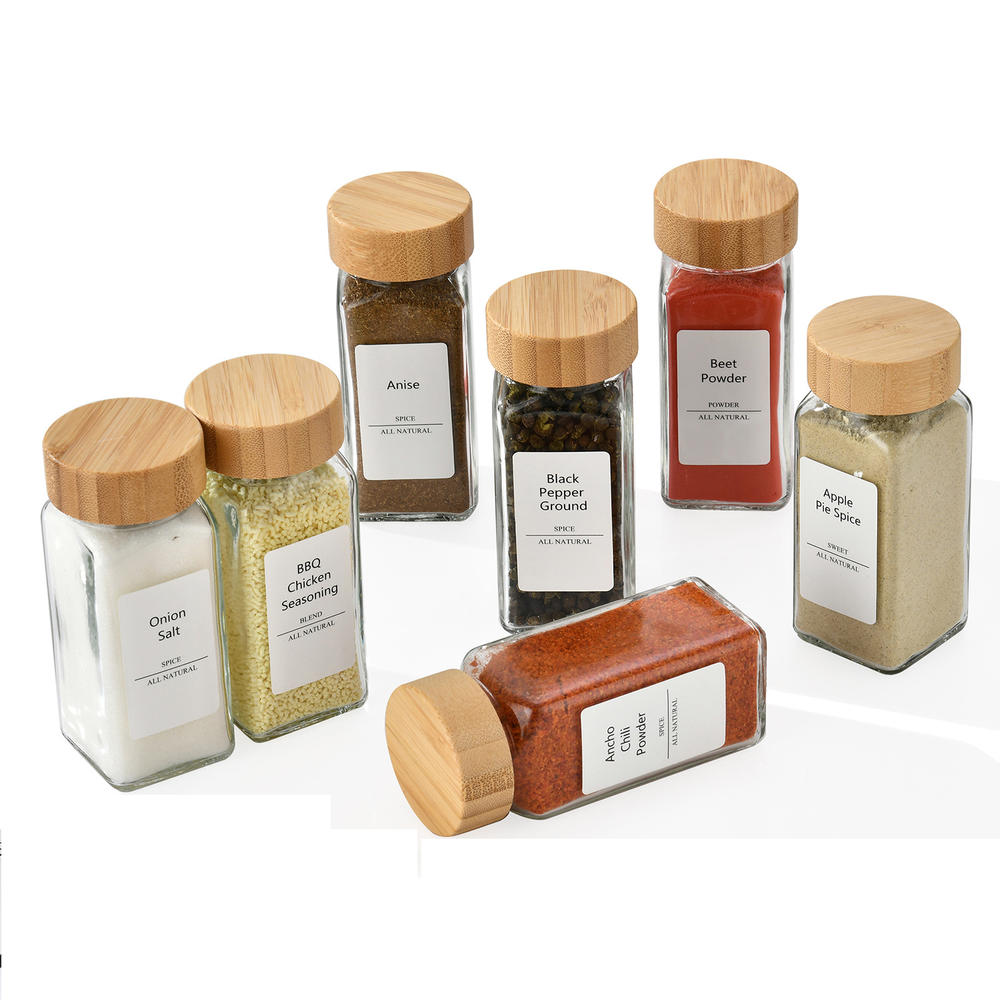 Spice Jar with Wooden Lid