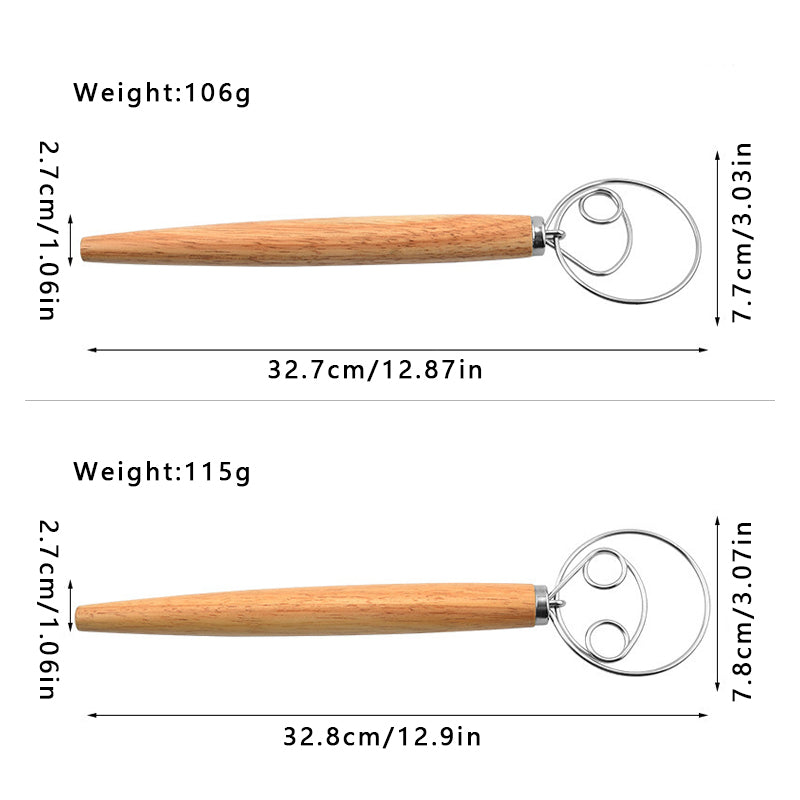 Danish Dough Whisk Tool