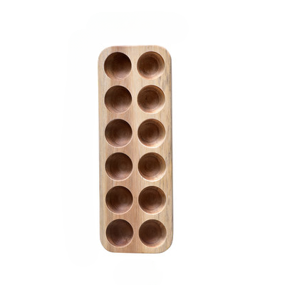 Wooden Egg Refrigerator Holder