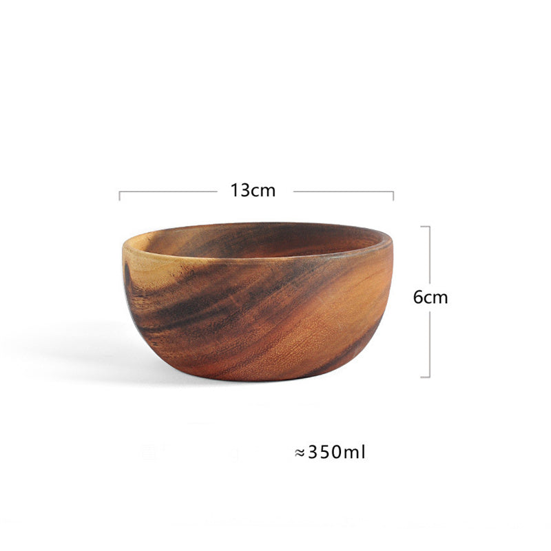 Wooden Salad Bowls + Wooden Spoons