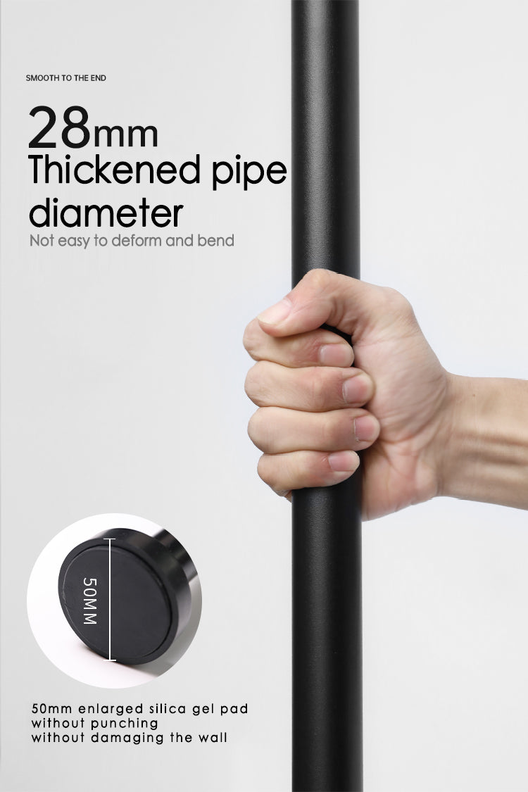Aluminum Bathroom Shower Curtain Rail