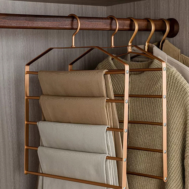 5 in 1 Light Lux Multi-Layer Hanger Wardrobe Rack