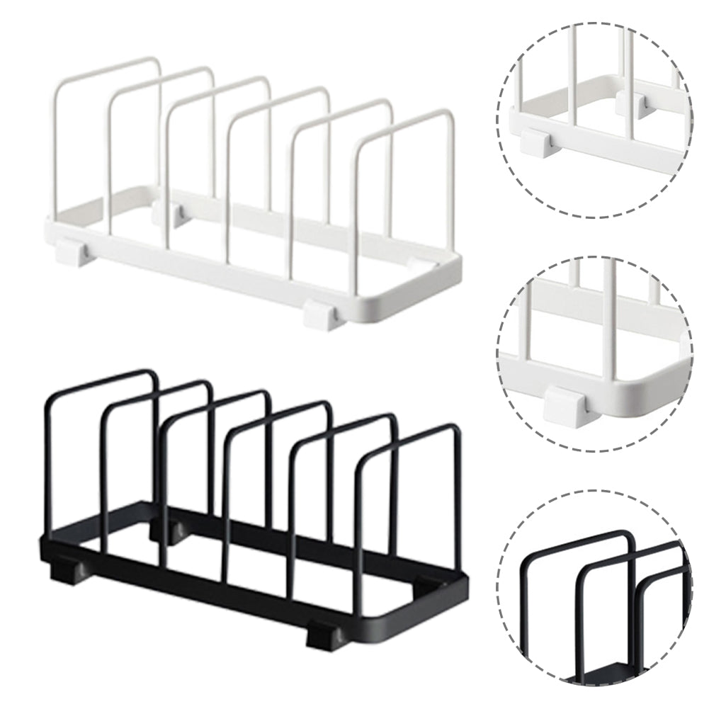 Lids, Pots & Pans Rack Organizer