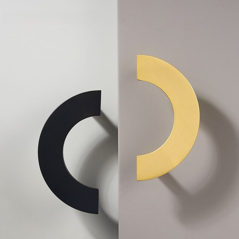 Light Lux Semi Circle Handle & Knob