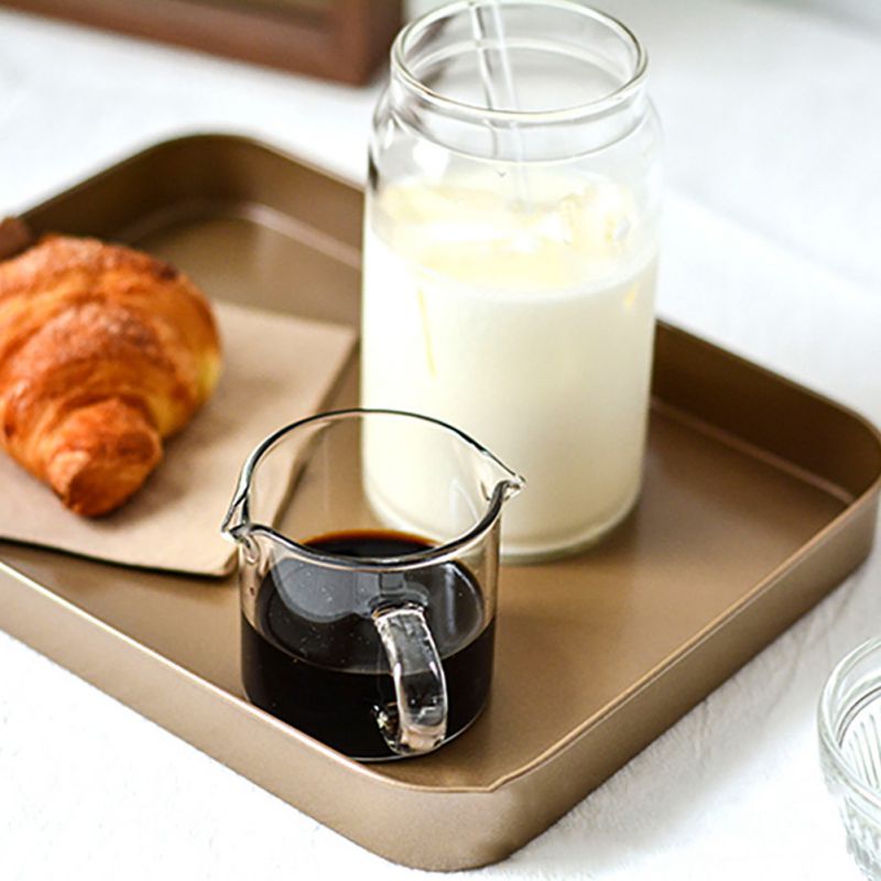 Small Glass Milk Cup
