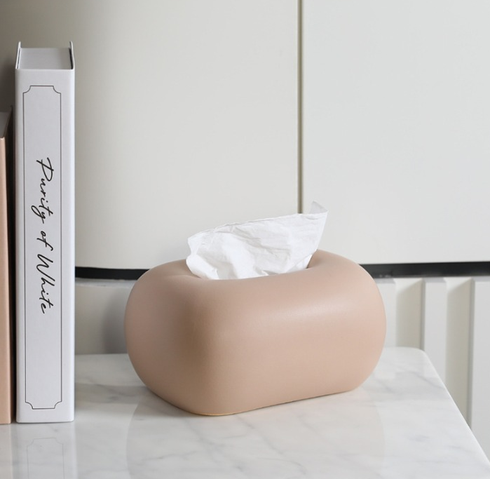 Ceramic Round Corner Tissue Boxes