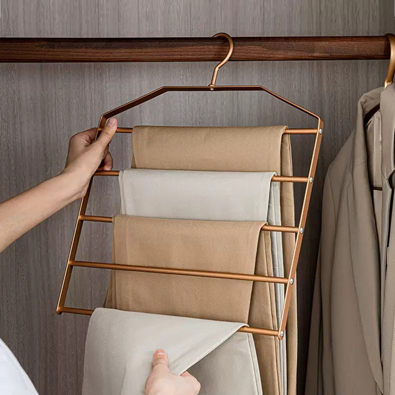 5 in 1 Light Lux Multi-Layer Hanger Wardrobe Rack
